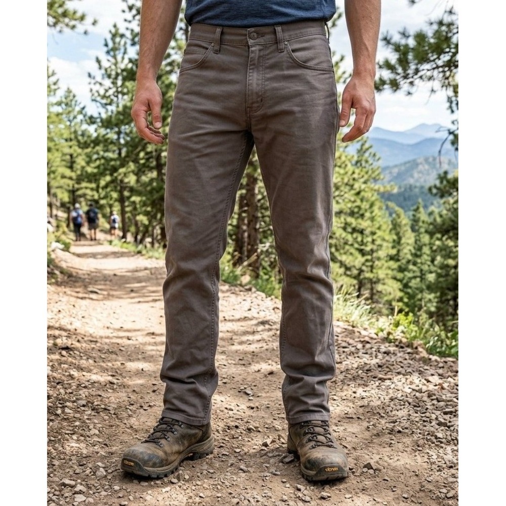 Patagonia Performance Twill Jeans Mens 33 Grey Straight Iron Clad Chino Pants